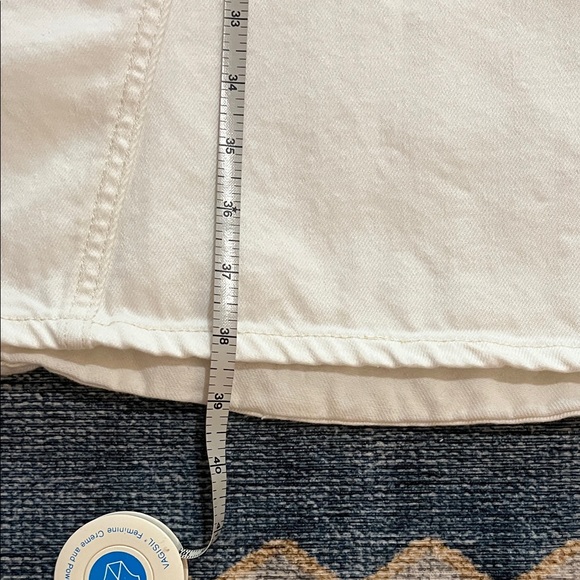 Ganni White Denim Skirt - Picture 2 of 3